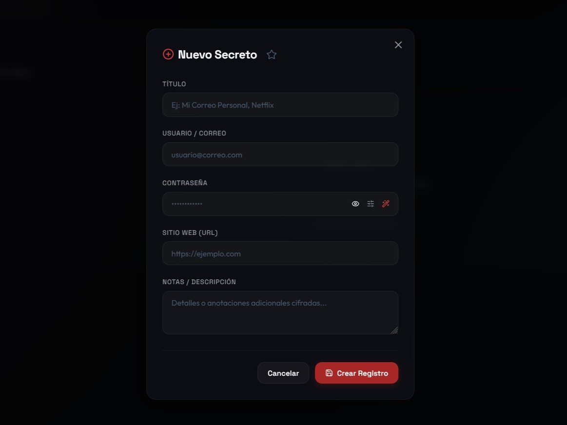 Creación de secretos